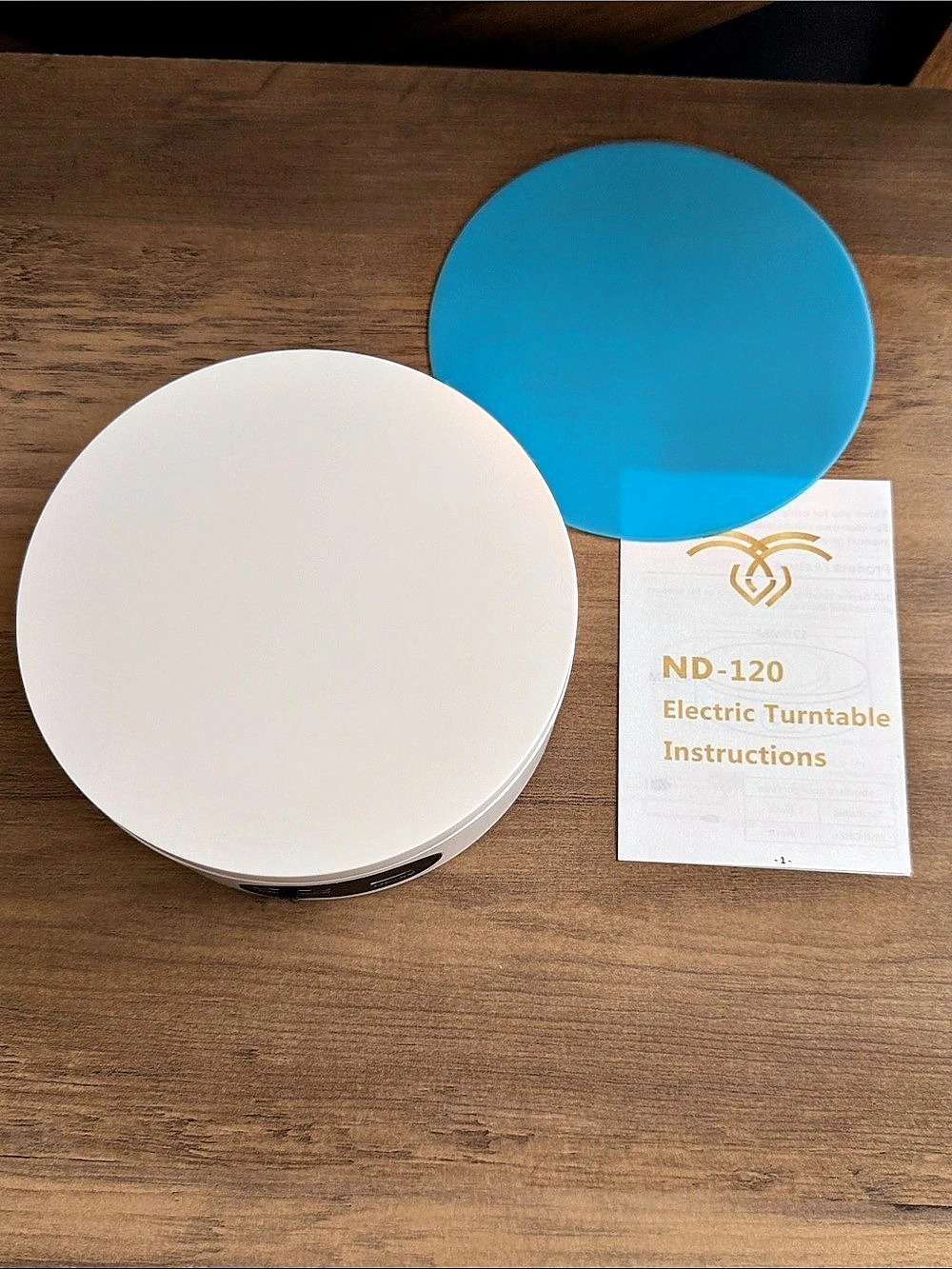 Electronic Display Turntable - White - Picture 3 of 5